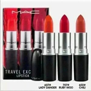 MAC Travel Exclusive Lipstick x3 Reds - NWT